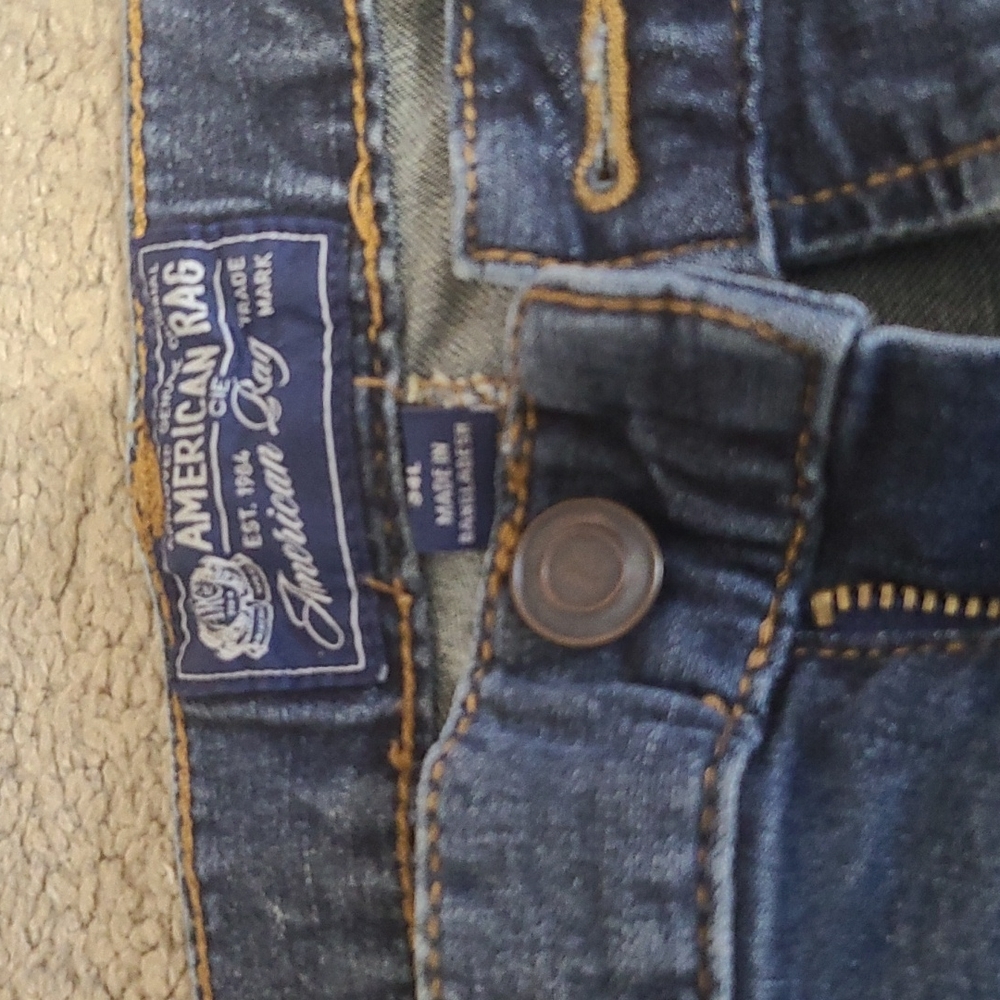 American Rag Jeans, Blue Distressed,  W34, L34